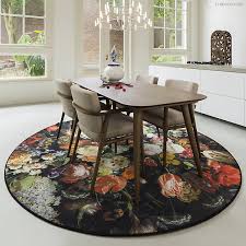 fl round dining table rug by marcel