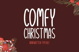 Comfy Christmas Font By Instagram Fonts Creative Fabrica