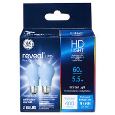 Ge Reveal 2 Pack 60 W Equivalent Dimmable Color Enhancing A15 Led Light Fixture Light Bulbs Light Bulbs Meijer Grocery Pharmacy Home More