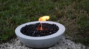 With some concrete and a two bowls with a similar shape but a different size you might be on your way to creating your very own diy fire bowl. How To Make A Concrete Fire Bowl 6 Steps With Pictures Instructables