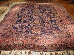 pink sarouk antique persian rug