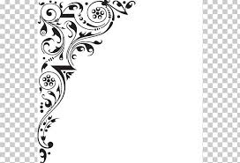 decorative borders frame png clipart