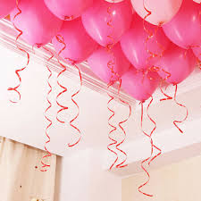 ribbon tie balloon decoration birthday
