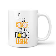 f cking legend ginger gift mug funny