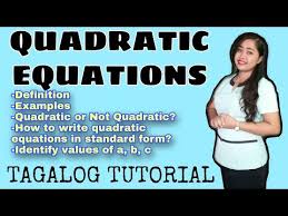 Grade 9 Solving Quadratic Equations By