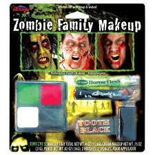 zombie family makeup accessory kit