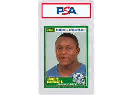 Barry sanders 1989 score rookie card is a great card to add a hall of fame running back's rookie to any collection. Barry Sanders 1989 Score Rookie 257 1989