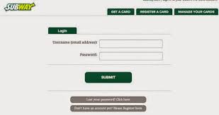 We did not find results for: Mysubwaycard Com Balance Subway Card Registration And Login Canada Login My Page