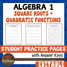 Square Roots And Quadratic Functions