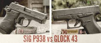 Glock 43 Vs Sig Sauer P938 Single Stack 9mm Comparison