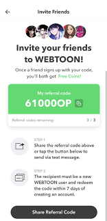 Webtoon free coin