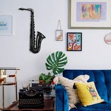 Buy Metal Wall Art Saxophone Interior