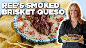 ree drummond s smoked brisket queso
