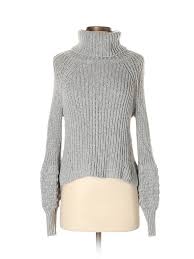 Details About Melrose And Market Women Gray Pullover Sweater Xxs