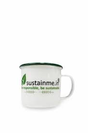sustainme enamel coffee mug