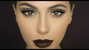 fall makeup dark matte lips lipstick