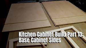 kitchen cabinet build part 13 cutting