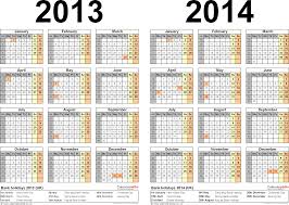 2013 2014 2015 Calendar 2 Three Year Printable Pdf Calendars For
