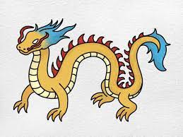 chinese dragon drawing easy oartsy