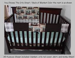 lodge baby cabin crib bedding set