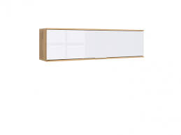 Bedroom cabinets design wall mounted wardrobe cabinets onyoustore creative. Modern Wall Hung Cabinet Storage Unit Cupboard White Gloss Oak Impact Furniture