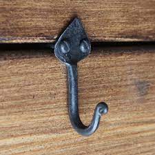 Forged Wrought Iron Hook Small Handmade