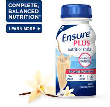 ensure plus vanilla nutrition drink