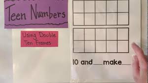 numbers using double ten frames