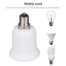 Tsv Light Bulb Socket Adapter Candelabra E12 To Medium Base E26 Screw 1 2 3 5 6 Pack Walmart Com Walmart Com