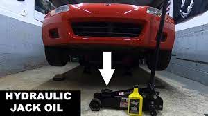 how to replace hydraulic floor jack oil