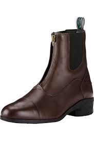 Ariat Mens Heritage Iv Zip Short Boots Light Brown