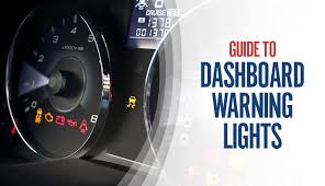 dashboard warning lights used