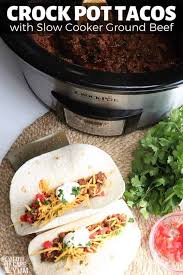 gluten free, low cholesterol, low sugar & 7 weight watchers smartpoints per serving! Crock Pot Tacos With Slow Cooker Taco Meat Low Carb Yum