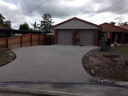 This is usually a desirable trait of any surface on which cars will drive or be stored, and is also a good characteristic to have in areas with extreme weather, as it can withstand direct sunlight, snow, rain, and ice. Exposed Aggregate Brisbane Macqueensland Concreting
