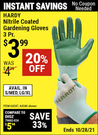 Hardy Nitrile Coated Gardening Gloves
