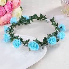 rose flower crown headband wreath