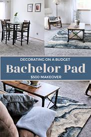 bachelor pad decorating on a budget