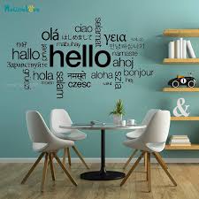 Wayfair offers an impressive selection of home goods, and you can find almost anything you want within your budget. Welcome Wall Stickers In Many Languages Hello Text Words Home Decor Coffee Shop Ebay