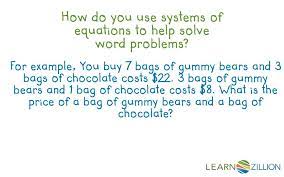 Equations To Help Solve Word Problems