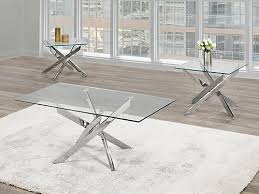 Coffee Table Set Tempered Glass