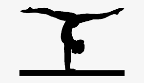 gymnast on beam clipart transpa png