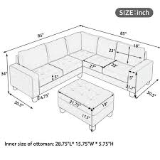 shape sectional corner sofa couch
