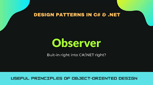 observer design pattern in c 01 you