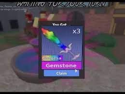 Gemstone code mm2.70% off offer details: Redeem This Code In Mm2 To Get A Free Chroma Gemstone Godly Knife Roblox Mm2 Youtube