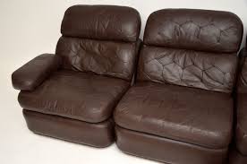 vintage leather modular corner sofa