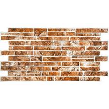 Dundee Deco Falkirk 3d Retro Light Brown Wall Panel Tp10014044