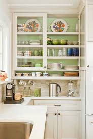 White And Green Kitchen Contemporary