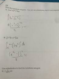 College Calculus I Need Help With Indefinite Integrals I