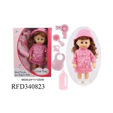 12inch dolls 10pcs pink baby doll set