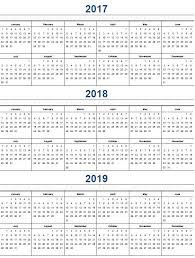 Year Calendar 2018 And 2019 Creativeinfotech Info